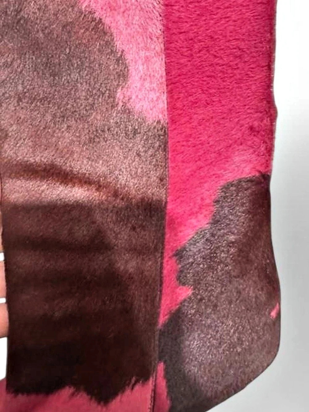 Casadei Vintage Pink and Brown Cowhide Pony Hair Heeled Boots EU40.5 - Picture 3 of 6